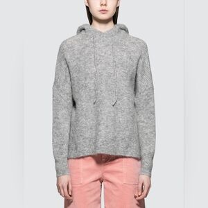 Ganni Callahan Mohair Hoodie Sweater